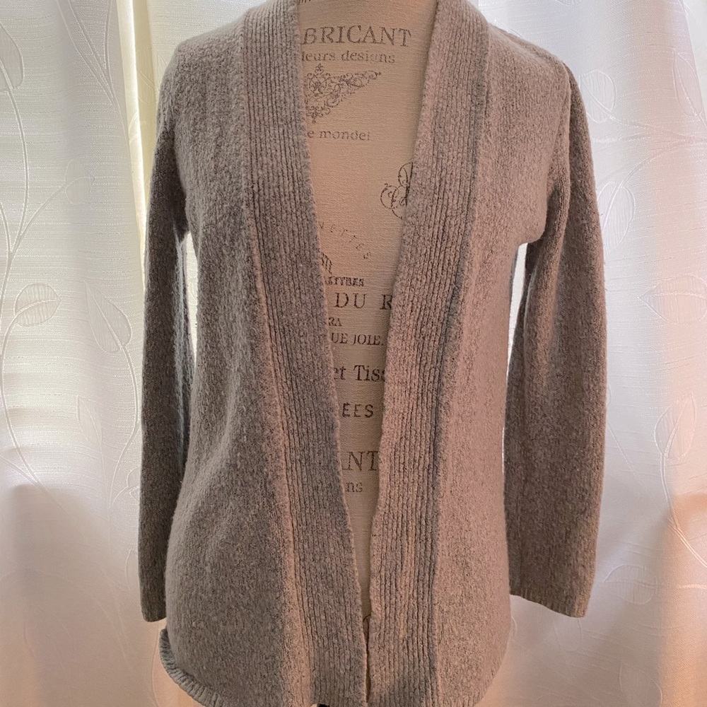Zara gray knit cardigan. Size medium